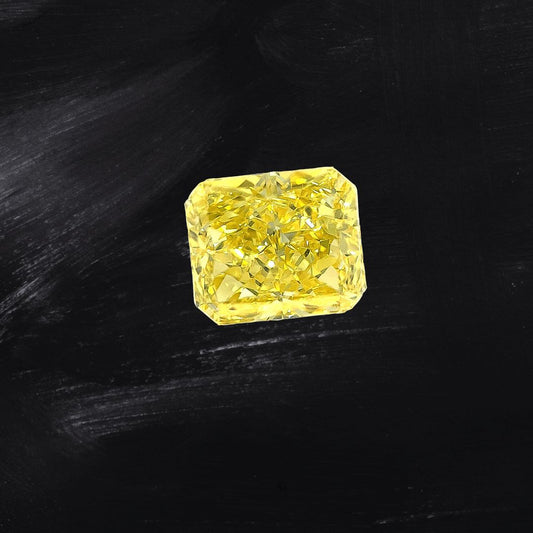 Natural Diamond, Fancy Vivid Yellow 3.03 ct