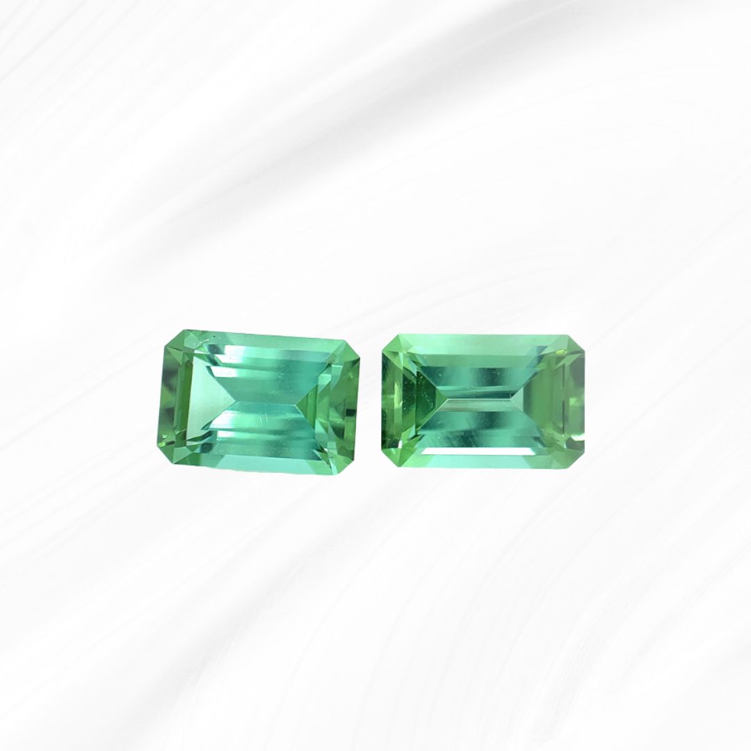 Mint Tourmaline Pair 4.56 cts