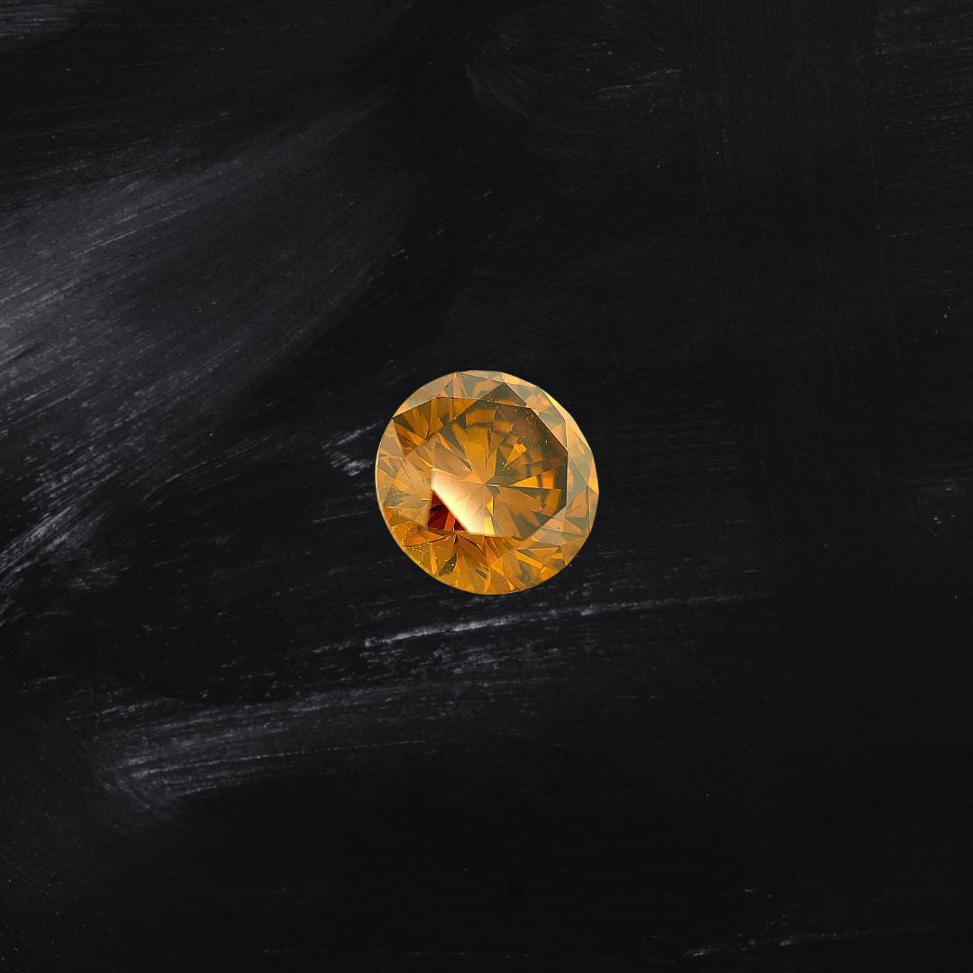 Natural Diamond, Brown-Orange 1.35 ct