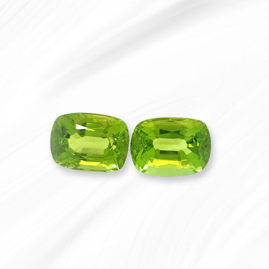 Peridot Pair 10.11 cts