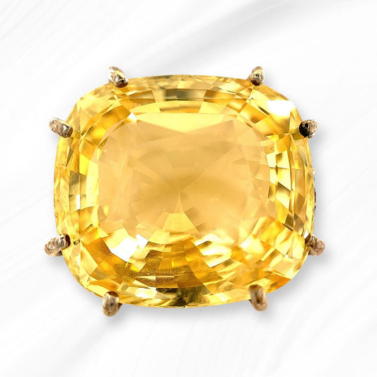 Yellow Sapphire 31.00 ct