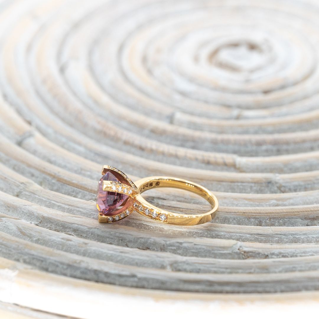 Burmese Pink Spinel Ring