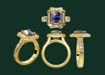 Tanzanite Gallery Ring